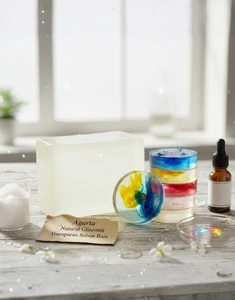 Natural Gliserinli Transparan Sabun Bazı